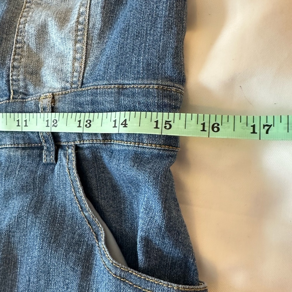 Love Tree Denim one piece skirt size Large - Picture 6 of 8